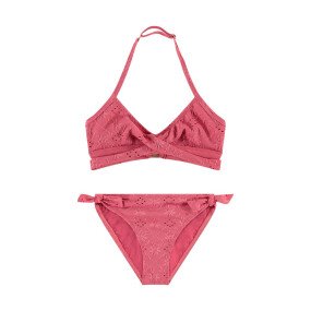 Meisjes Bikiniset Twist Pink Emb afbeelding