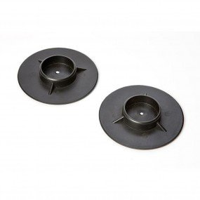 Tentstokvoet Groot 10cm 2x afbeelding