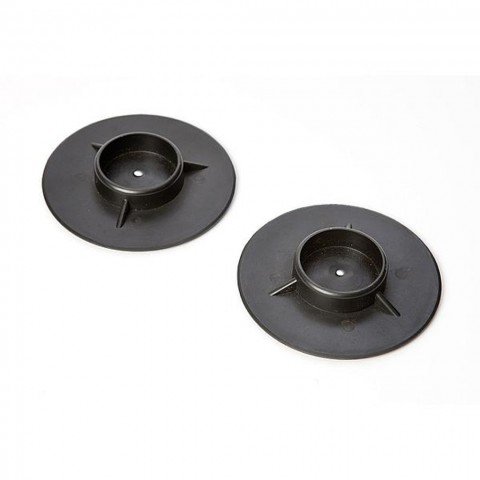 Tentstokvoet Groot 10cm 2x afbeelding