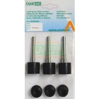 Tentdop 28mm 3x Boven/Onderdop afbeelding