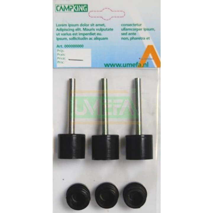 Tentdop 28mm 3x Boven/Onderdop afbeelding