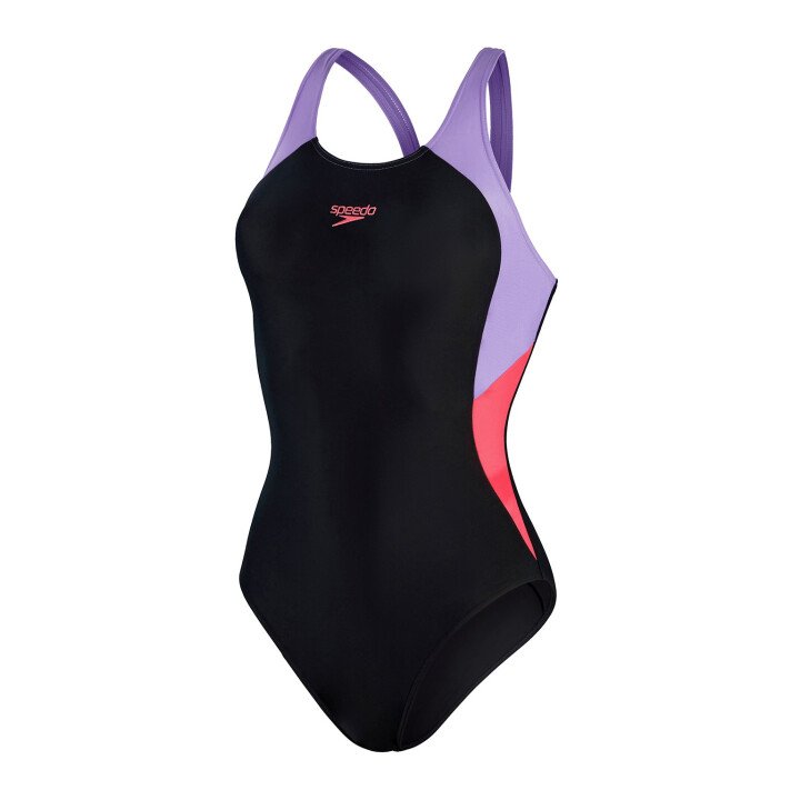Colourblock Splice Muscle Badpak afbeelding