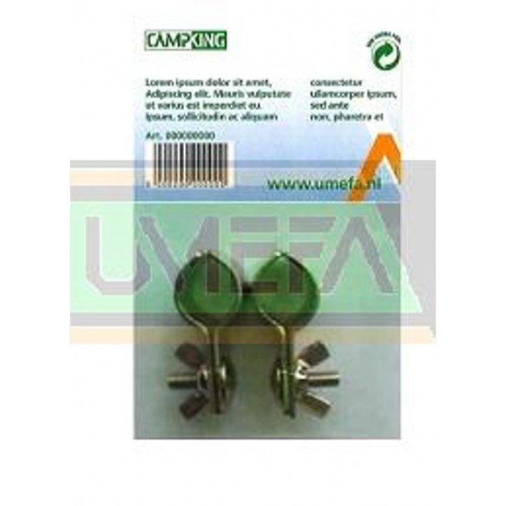 Daksteunklem 19mm (18-20mm) 2x afbeelding