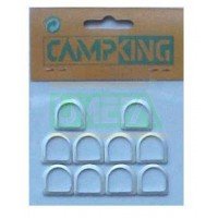 D-ring 13mm Aluminium 10x afbeelding