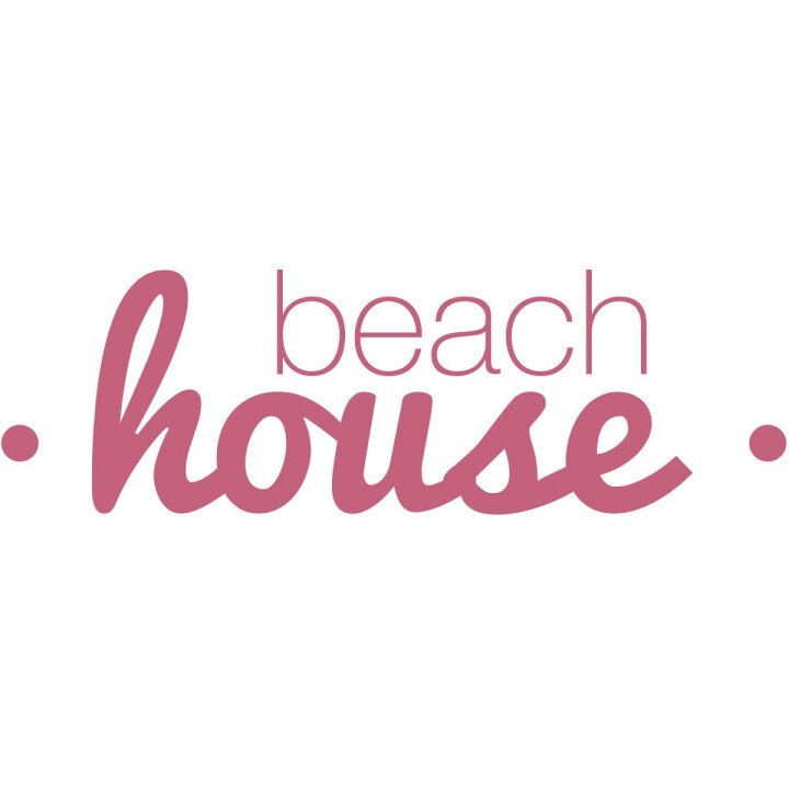 Beach house logo rose afbeelding