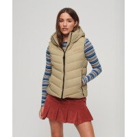 Hooded Microfibre Padded Gilet afbeelding
