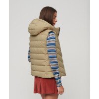 Hooded Microfibre Padded Gilet afbeelding