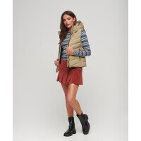 Hooded Microfibre Padded Gilet afbeelding