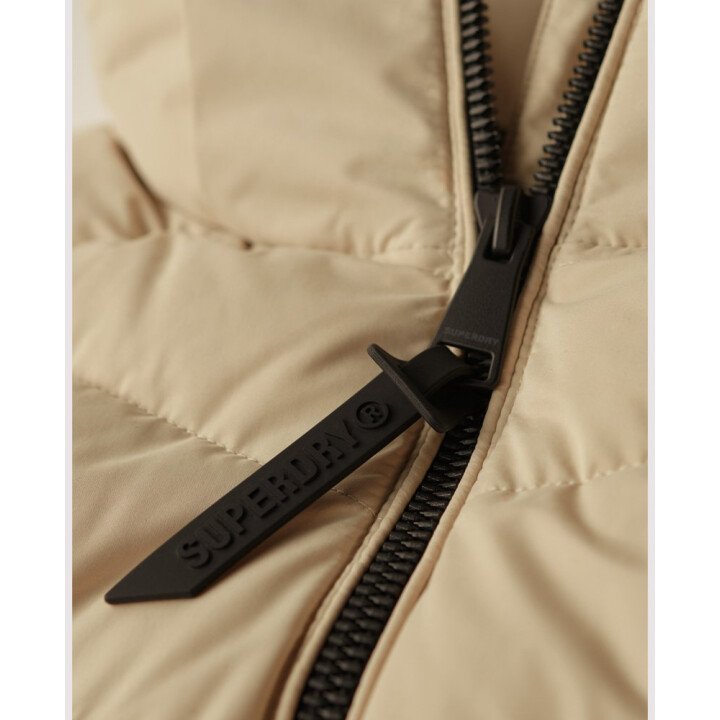 Hooded Microfibre Padded Gilet afbeelding