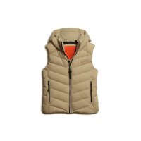 Hooded Microfibre Padded Gilet afbeelding