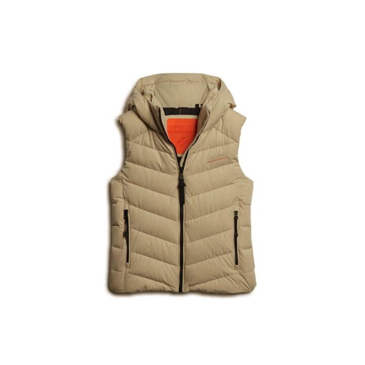 Hooded Microfibre Padded Gilet afbeelding