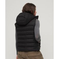 Hooded Microfibre Padded Gilet afbeelding