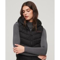 Hooded Microfibre Padded Gilet afbeelding
