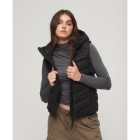 Hooded Microfibre Padded Gilet afbeelding