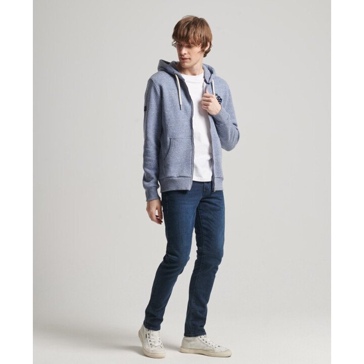 Vintage VL Tonal Zip Hoodie Men afbeelding