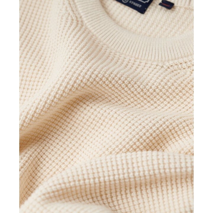 Textured Crew Knit Jumper Men afbeelding