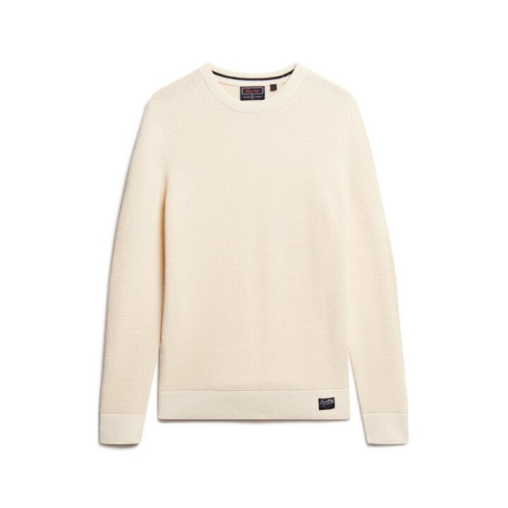 Textured Crew Knit Jumper Men afbeelding