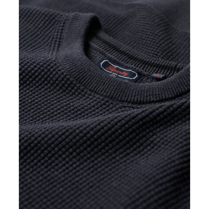 Textured Crew Knit Jumper Men afbeelding
