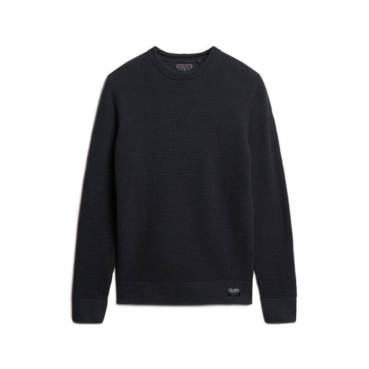 Textured Crew Knit Jumper Men afbeelding