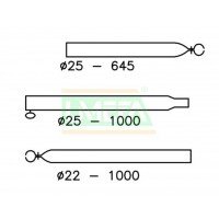 Verandastang 25/22mm 170-250cm afbeelding