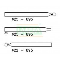 Verandastang 25/22mm 170-260cm afbeelding