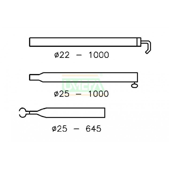 Extra Dakligger 25/22mm 170-250 afbeelding