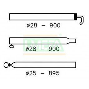 Extra Dakligger 28/25mm 170-260 afbeelding