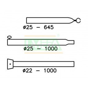Stormstok 25/22mm 170-250cm afbeelding