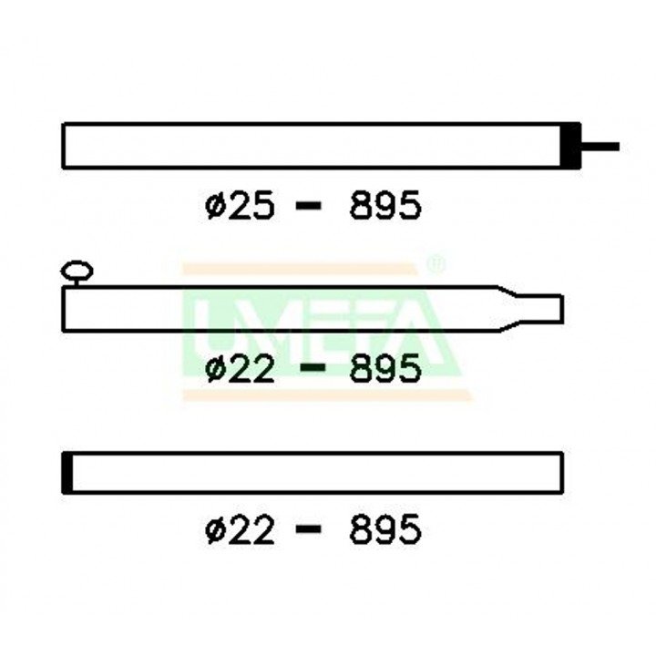 Car.voortentstok 25/22mm 170-260 afbeelding