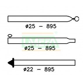 Stormstok 25/22mm 170-260cm afbeelding
