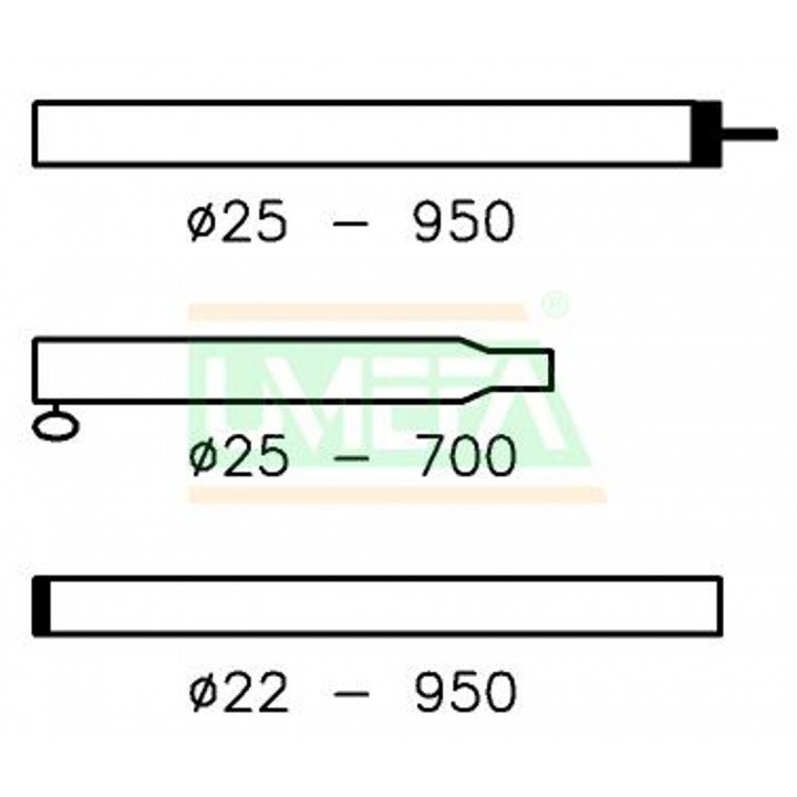 Car.voortentstok 25/22mm 170-250 afbeelding