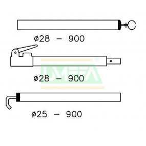 Extra Dakligger 28/25mm 180-260 afbeelding