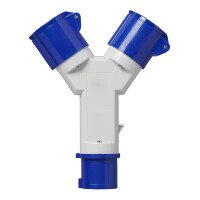 CEE 2-weg Splitter 16A afbeelding