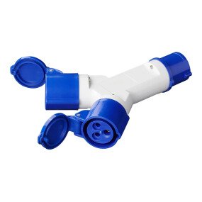CEE 2-weg Splitter 16A afbeelding