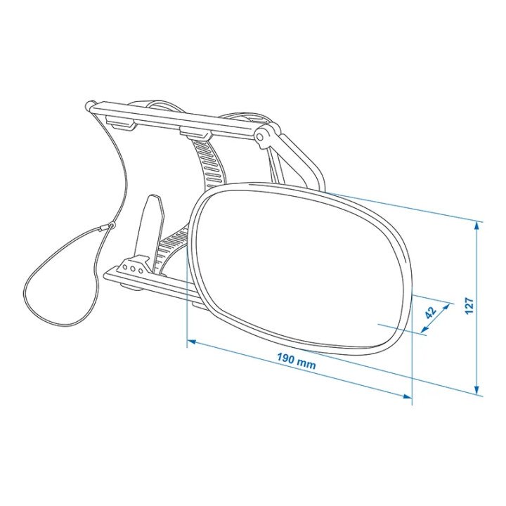Caravanspiegel Basic afbeelding
