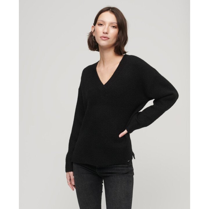 Oversized V Neck Jumper Wms afbeelding