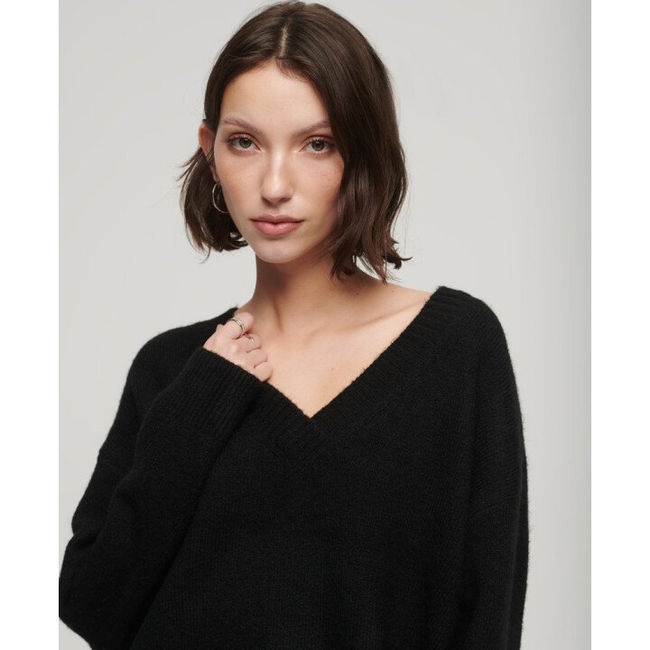 Oversized V Neck Jumper Wms afbeelding