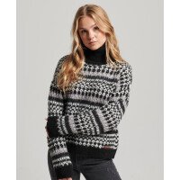Roll Neck Crop Knit Wms afbeelding