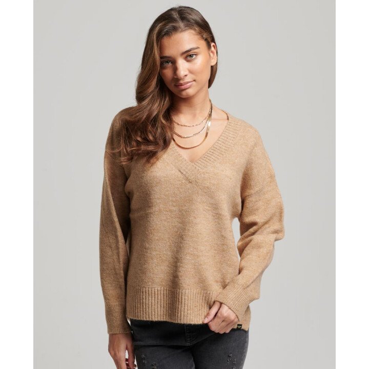 Oversized V Neck Jumper Wms afbeelding