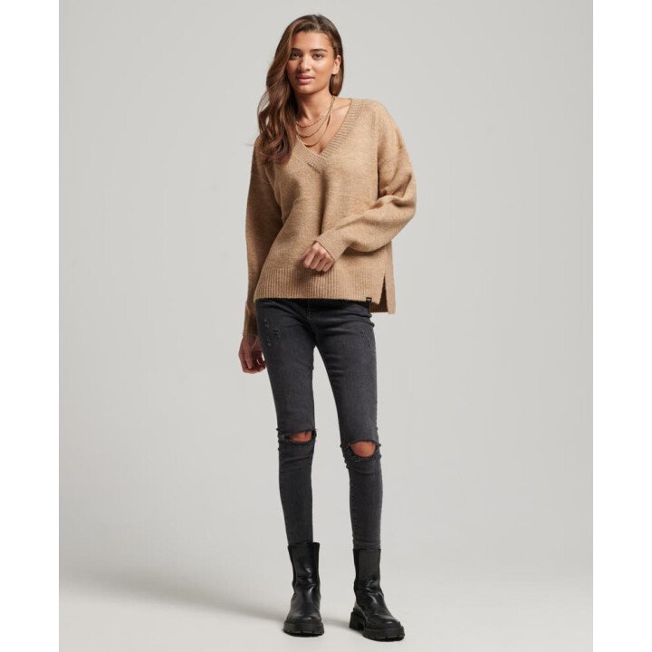 Oversized V Neck Jumper Wms afbeelding