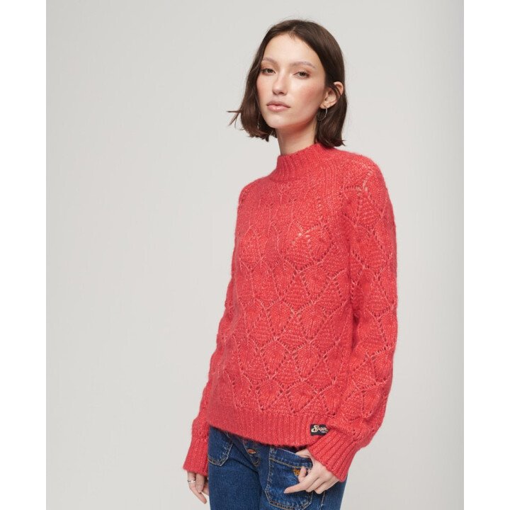 Pointelle Knit Jumper Wms afbeelding