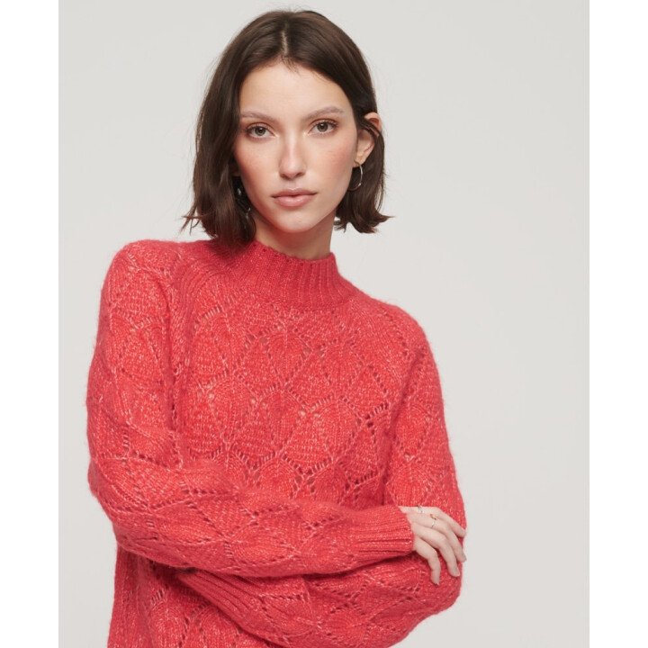 Pointelle Knit Jumper Wms afbeelding