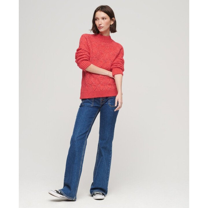 Pointelle Knit Jumper Wms afbeelding