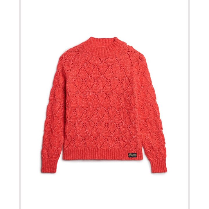 Pointelle Knit Jumper Wms afbeelding