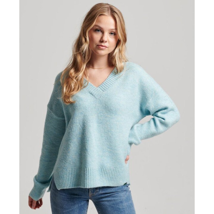Oversized V Neck Jumper Wms afbeelding