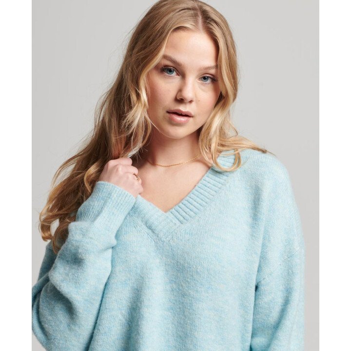 Oversized V Neck Jumper Wms afbeelding