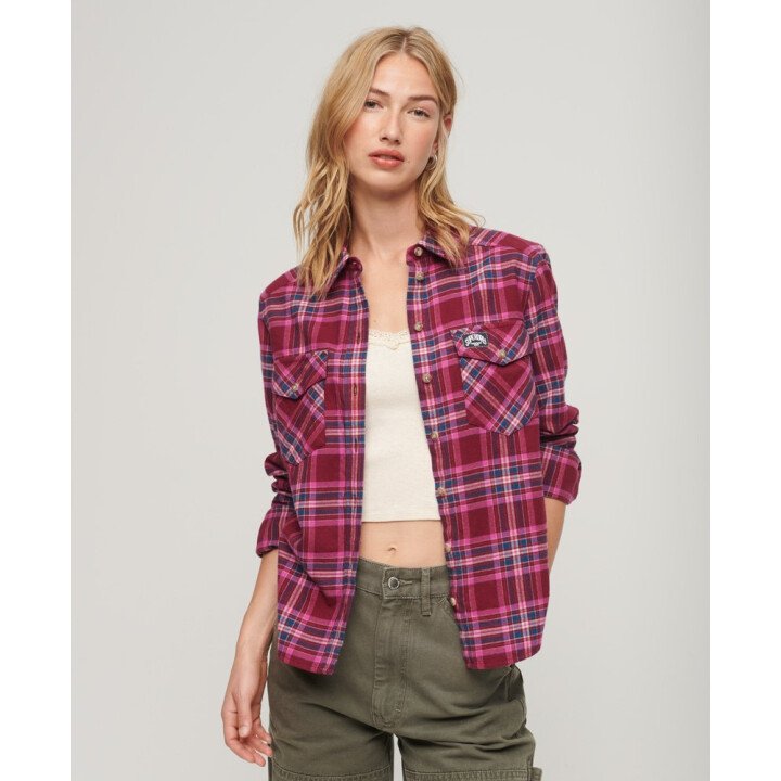 Lumberjack Check Flannel Shirt W afbeelding