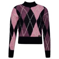 Boxy Pattern Knit Wms afbeelding