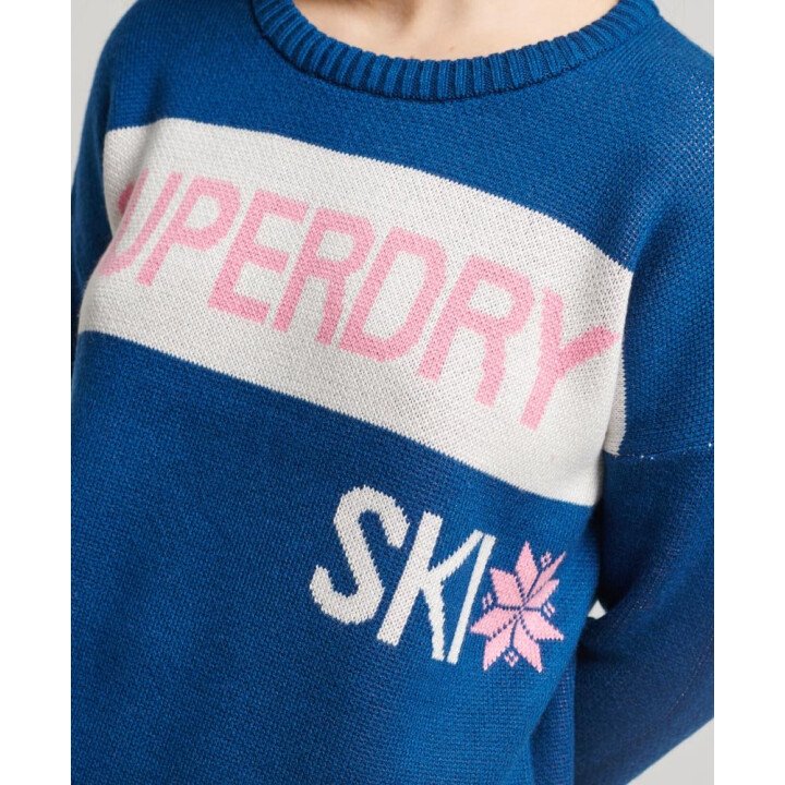 Retro Ski Knit Jumper Wms afbeelding