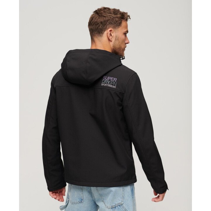 Hooded Softshell Jacket Men afbeelding
